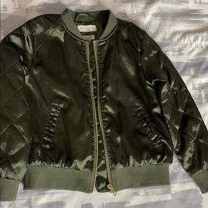 H&M girl bomber jacket